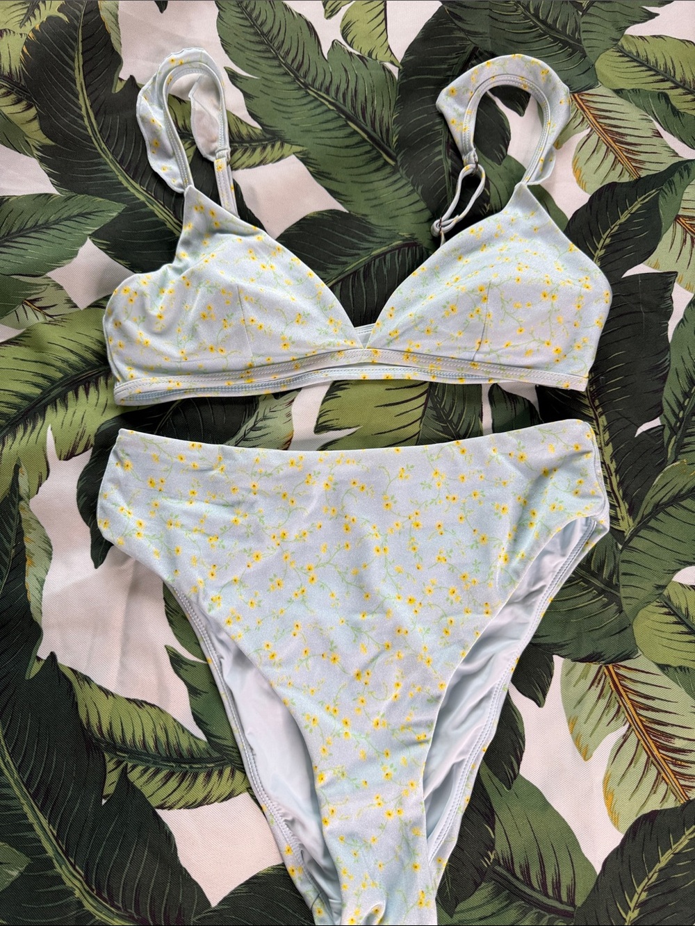 Andie 2pc bikini high waisted set S NWOTs